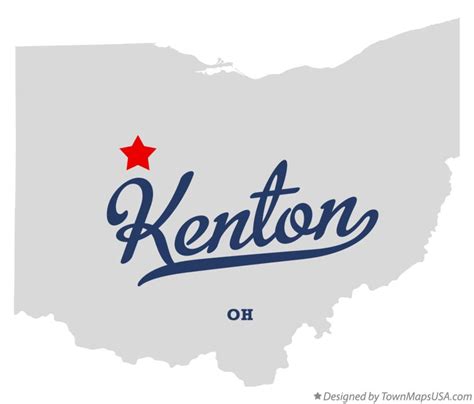 map  kenton  ohio