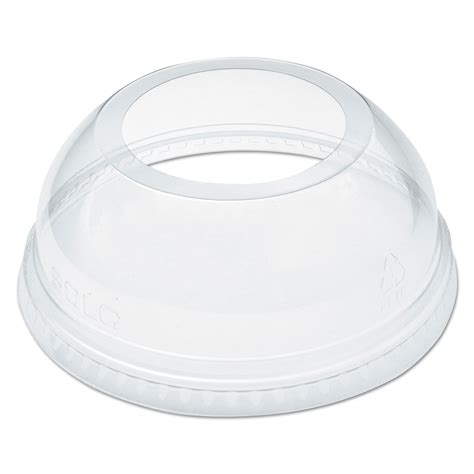 open top dome lid    oz plastic cups clear  hole carton walmartcom