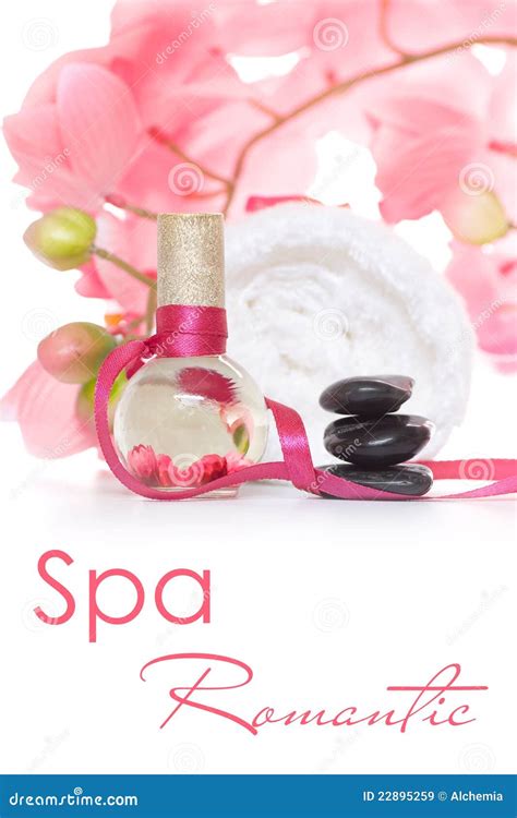 romantic spa concept  pink stock image image  bottle essence