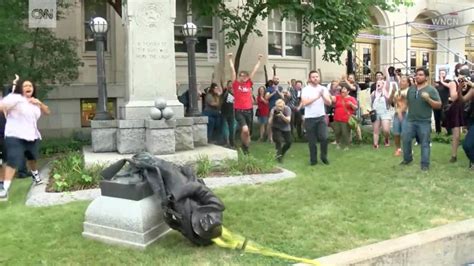 Protesters Tear Down Confederate Monument Cnn