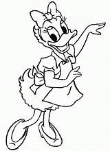 Daisy Duck sketch template