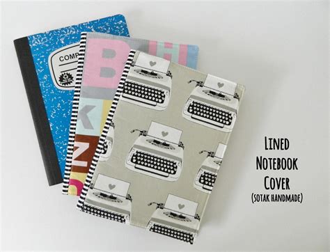 sotak handmade lined notebook cover  tutorial