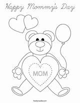 Cursive Mommy sketch template