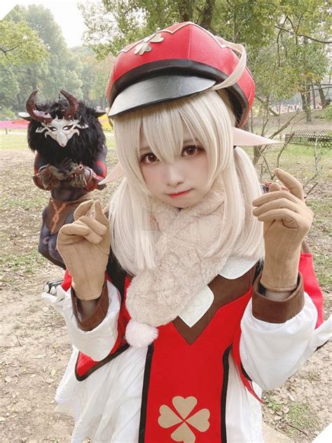 genshinimpact klee cosplay   halloween party outfits cute