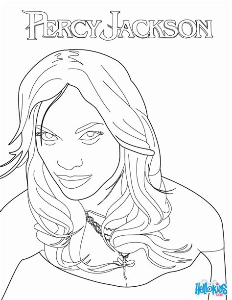 percy jackson characters pages coloring pages