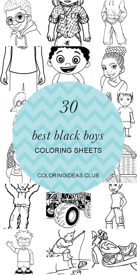 black boys coloring sheets coloring pages  boys boy