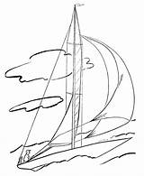 Coloring Sailboat Library Clipart Boats Racing Ships sketch template