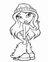 Bratz Coloring Pages Printable Kids sketch template