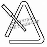 Triangle Instrument Clipart Clipartmag sketch template