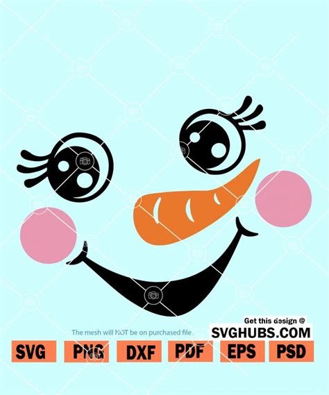 snowman face svg snowman svg snowman face svg  cricut snowman