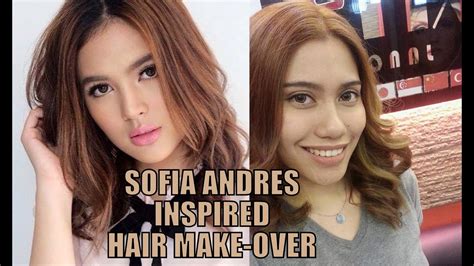 Sofia Andres Inspired Hair Make Over Feb 25 2016 Youtube