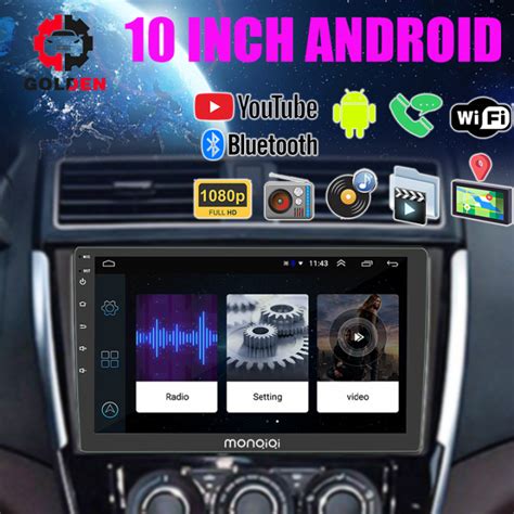 monqiqihead unit android    din double din tv tv android     mobil ram