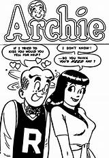 Coloring Archie Veronica Wecoloringpage sketch template