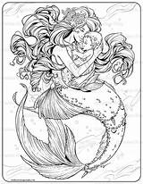 Fairy Sirenas Mystic sketch template