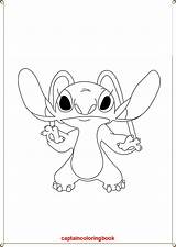 Lilo Leroy Stitch Coloring Pages Book Template sketch template