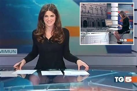 presenter gives viewers an eyeful on live tv after forgetting she s