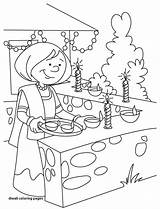 Diwali Coloring Festival Pages Drawing Kids Colouring Happy Sketch Deepavali Sketches Easy Printable Sheets Drawings Painting Children Thailand Light Clipart sketch template