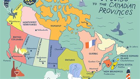 detailed map  canadian provinces