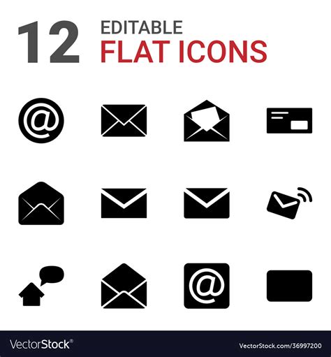 address icons royalty  vector image vectorstock