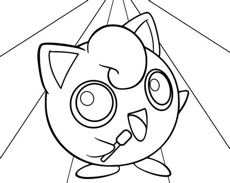 coloring page  jul  jigglypuff pokemon