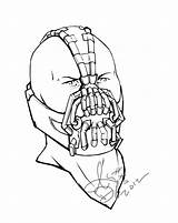 Bane Batman Coloriage Grievous sketch template