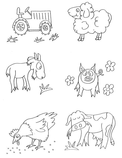 farm animals coloring pages  printable farm animal coloring pages