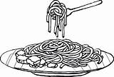 Spaghetti Colorear Espaguetis Dibujos Noodles Fideos Fideo Mewarna Espagueti Plato Pastas Educación Menta Clipartix Dozens Clipartmag Platos Gerichte sketch template