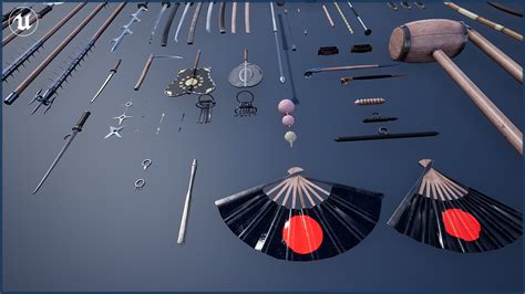 japanese weapon collection 2 in weapons ue marketplace