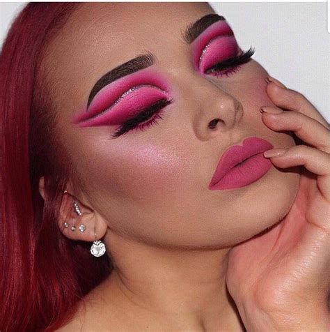 spring pink makeup    inspire