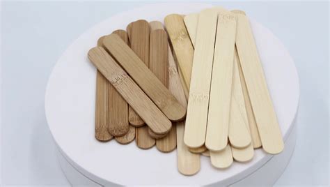 high quality natural yellow cheap price bamboo stick ice cream ice