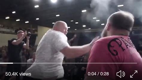video russian slapping champion suffers shocking defeat