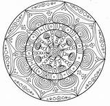 Coloring Pages Complex Mandala Mandalas Adults Adult Print Detailed Books Hubpages sketch template