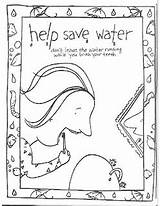 Water Coloring Pollution Pages Kids Turning Focuses sketch template