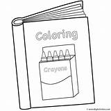 Coloring Book School Pages Back 100th Books Crayon Crayons Template Print Bigactivities Box Big Coloring2 sketch template