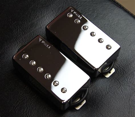 tesla plasma  chrome set humbuckers mint reverb