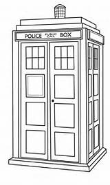 Tardis Outline Doctor Coloring Drawing Who Deviantart Pages Dr Drawings Tattoos Stencil Template Tattoo Vector Quilt Clip Cake Line Colouring sketch template
