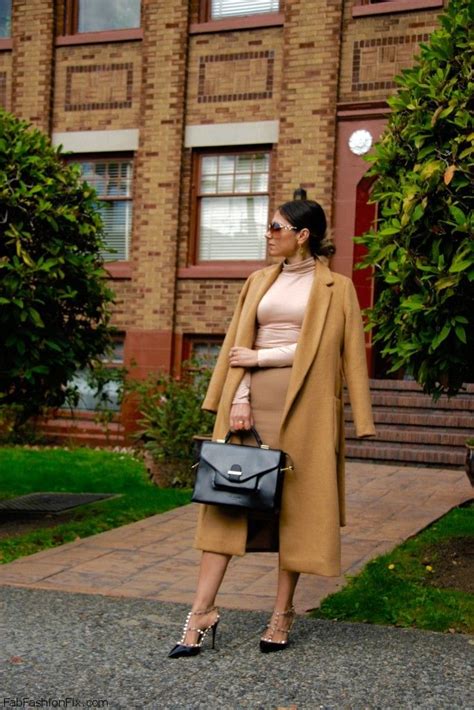 style watch how fashion bloggers style and wear camel coat fab