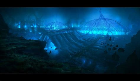 underwater city  fantasy world fantasy places sci fi fantasy games design underwater city