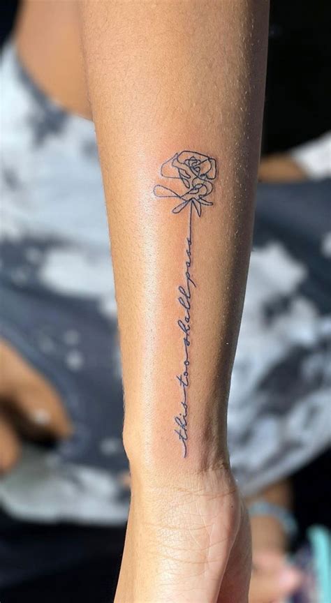 meaningful word tattoos rose    pass
