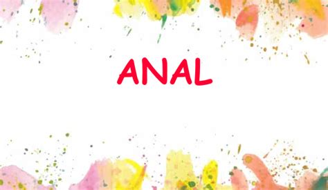 Anal Name Meaning