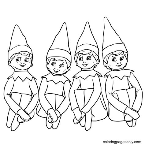 elf owl coloring page coloring pages