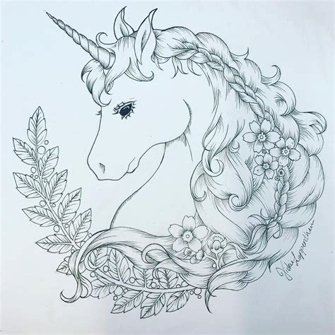 unicorn drawing sketches unicorn drawing   unicorn art