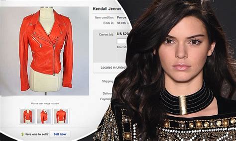 kendall jenner is selling her old clothes on ebay to raise
