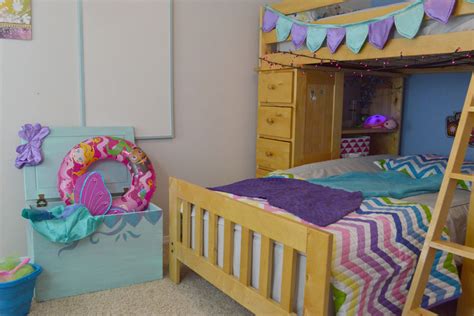 Mermaid Bedroom Redesign And Awesome Bunk Bed Solutions Create Play