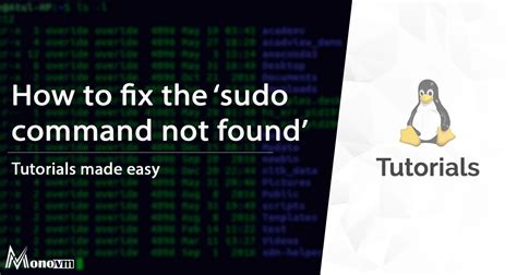 How To Fix Sudo Command Not Found Error On Linux