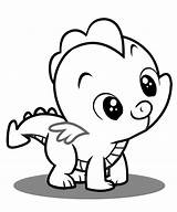 Spike Pony Coloring Little Pages Bubakids Ads Google sketch template