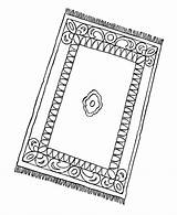 Rug Template Coloring Pages Sketch sketch template