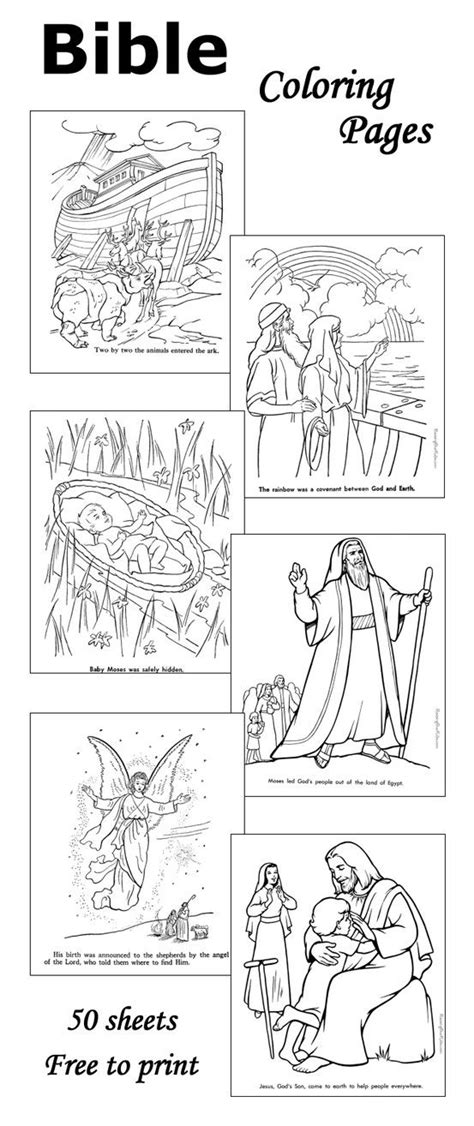 bible story coloring sheets  preschoolers worksheets joy