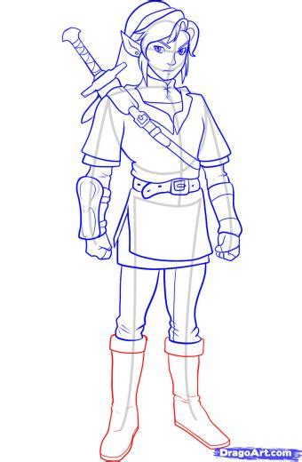 Step 10 How To Draw Link From Zelda