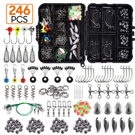 fishing accessories kit  pieces  starter kit finish tackle